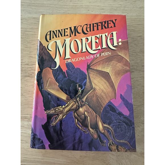 Anne McCaffrey, 2 BKS Moreta DragonLady of Pern & Nerilka's Story HC/BC/DJ/1stEd - Picture 3 of 16